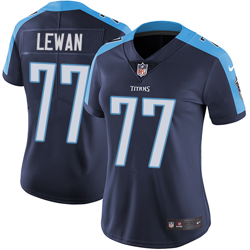 2019 Women Tennessee Titans 77 Lewan blue Nike Vapor Untouchable Limited NFL Jersey